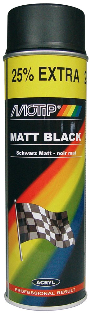 50.11.M04006 Motip rallye zwart mat 500 ml